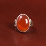 انگشتر عقیق یمن مردانه کد 26156