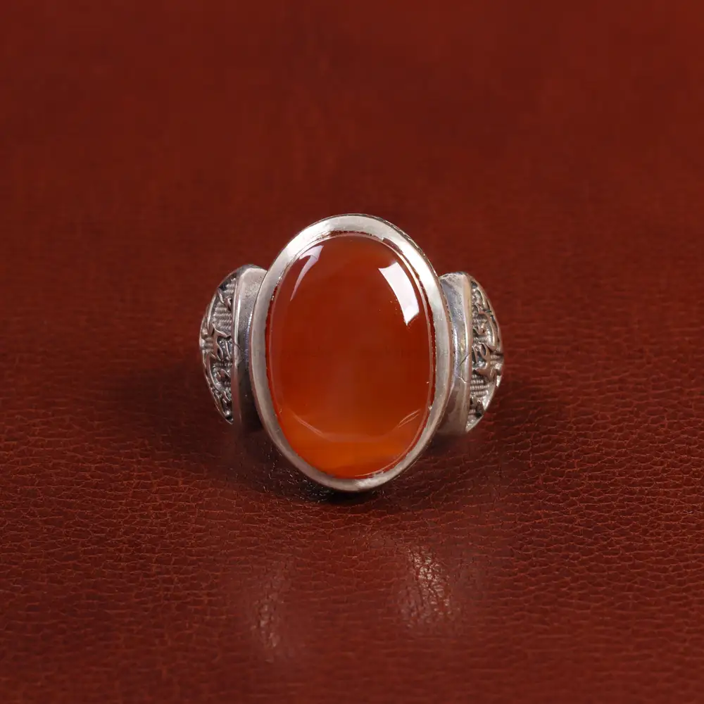 انگشتر عقیق یمن مردانه کد 26161