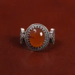 انگشتر عقیق یمن مردانه کد 26163