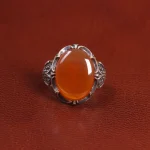 انگشتر عقیق یمن مردانه کد 26164