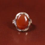 انگشتر عقیق یمن مردانه کد 26166