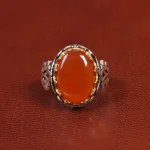 انگشتر عقیق یمن مردانه کد 26168