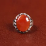 انگشتر عقیق یمن مردانه کد 26172