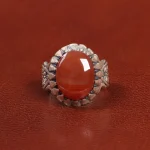 انگشتر عقیق یمن مردانه کد 26183