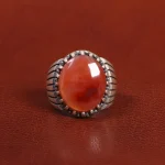 انگشتر عقیق یمن مردانه کد 26188