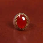 انگشتر عقیق یمن مردانه کد 26194