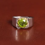 انگشتر زبرجد مردانه کد 26246