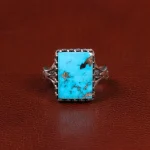 انگشتر فیروزه شجری مردانه کد 26272