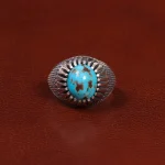 انگشتر فیروزه شجری مردانه کد 26284