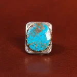 انگشتر فیروزه شجری مردانه کد 26297