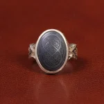 انگشتر حدید مردانه کد 26384