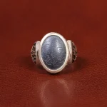 انگشتر حدید مردانه کد 26387