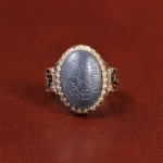 انگشتر حدید مردانه کد 26389