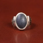 انگشتر حدید مردانه کد 26390