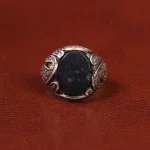 انگشتر حدید مردانه کد 26395