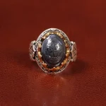 انگشتر حدید مردانه کد 26396