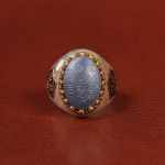 انگشتر حدید مردانه کد 26402