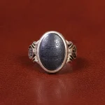 انگشتر حدید مردانه کد 26405