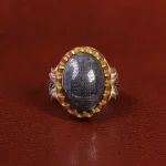 انگشتر حدید مردانه کد 26408