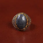 انگشتر حدید مردانه کد 26409