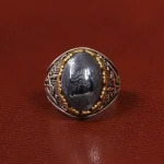 انگشتر حدید مردانه کد 26410