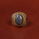 انگشتر حدید مردانه کد 26411