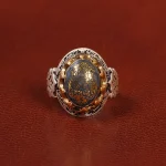 انگشتر حدید مردانه کد 26413