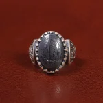 انگشتر حدید مردانه کد 26417