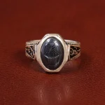 انگشتر حدید مردانه کد 26418