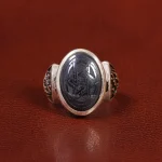 انگشتر حدید مردانه کد 26423