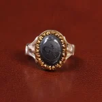 انگشتر حدید مردانه کد 26424