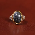 انگشتر حدید مردانه کد 26425