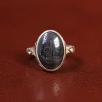 انگشتر حدید مردانه کد 26426