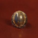 انگشتر حدید مردانه کد 26427