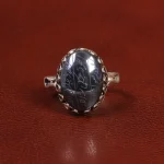 انگشتر حدید مردانه کد 26428