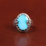 انگشتر فیروزه شجری مردانه کد 26444