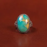 انگشتر فیروزه شجری مردانه کد 26456