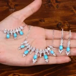 سرویس فیروزه زنانه کد 26498