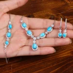 سرویس فیروزه زنانه کد 26605