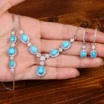 سرویس فیروزه زنانه کد 26606