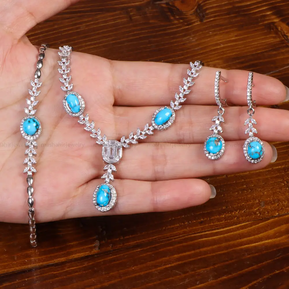 سرویس فیروزه زنانه کد 26607