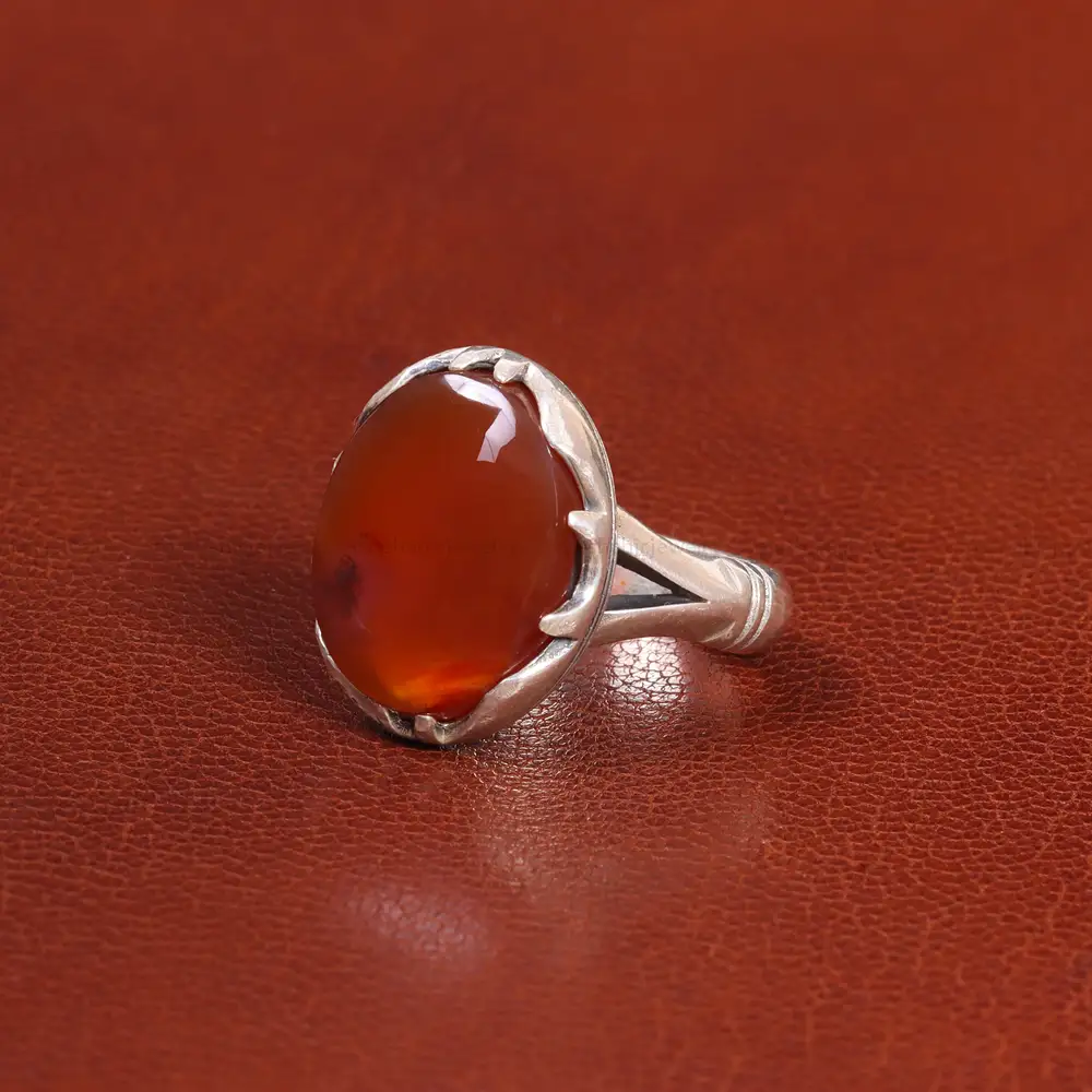 انگشتر عقیق یمن مردانه کد 26182