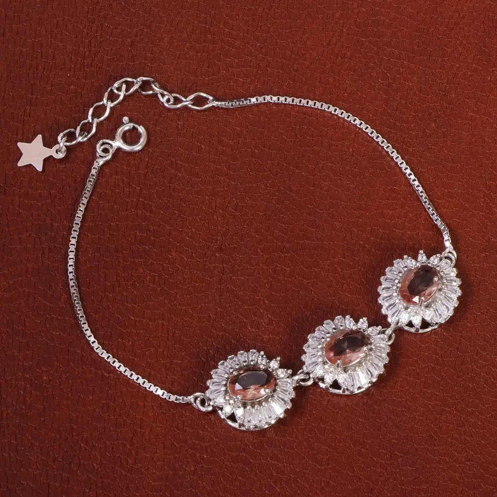 دستبند الکساندریت زنانه کد 26817