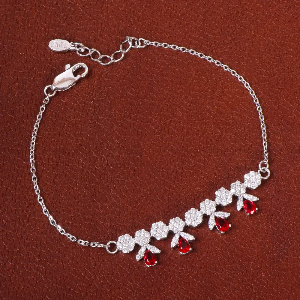 دستبند طرح یاقوت زنانه کد 26820