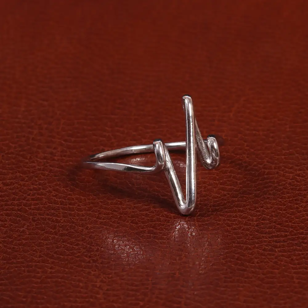 انگشتر نقره زنانه طرح جواهر کد 27017