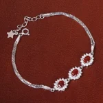 دستبند عقیق یمن زنانه کد 27075