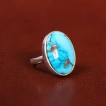 انگشتر فیروزه شجری مردانه کد 27219