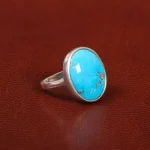 انگشتر فیروزه شجری مردانه کد 27220