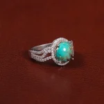 انگشتر فیروزه شجری زنانه کد 27228