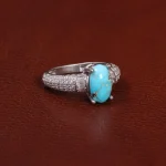 انگشتر فیروزه شجری زنانه کد 27235